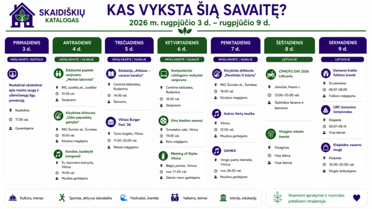 Renginių kalendoriu 08 03 -09